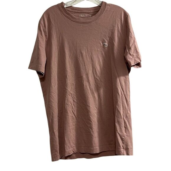 Abercrombie & Fitch Men's Pink Crew Neck Tee Size L Tall - Picture 1 of 8